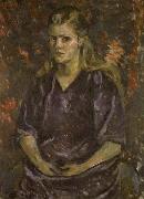 unknow artist Painting of Anna Mahler France oil painting artist